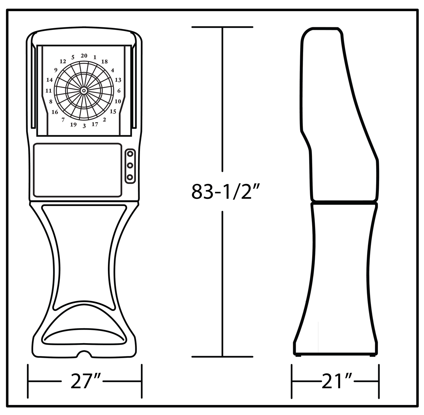 SPIDER 360 2000 Series Electronic Home Dartboard Machine