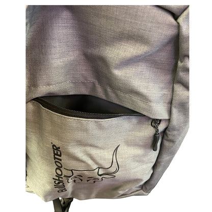 Premium Gray BullShooter Crossbody Sling Backpack
