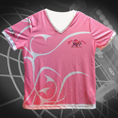 Girl Power Short Sleeve V-Neck Jersey
