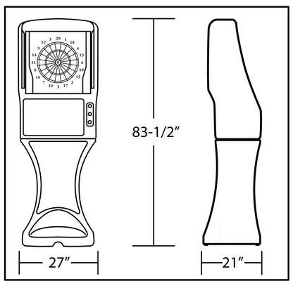 SPIDER 360 2000 Series Electronic Home Dartboard Machine