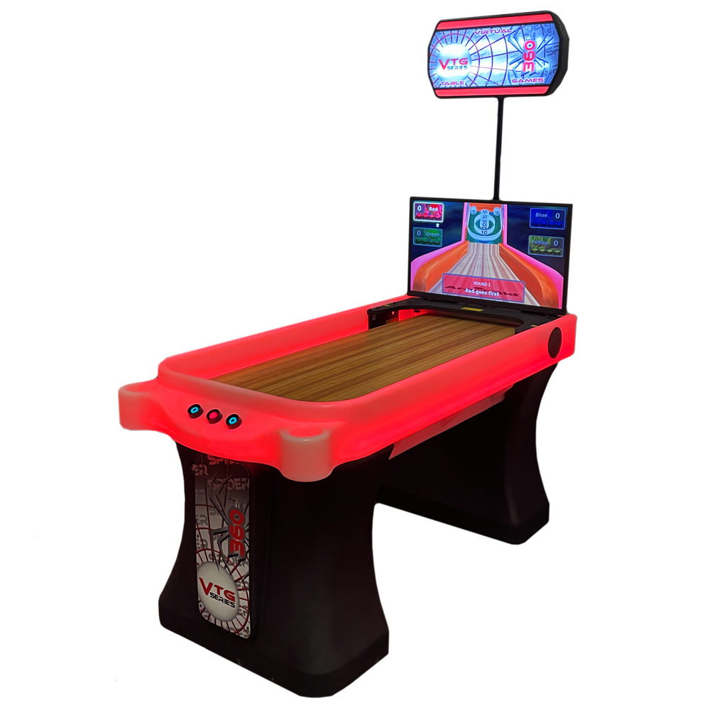 Electronic shuffleboard discount bowling table